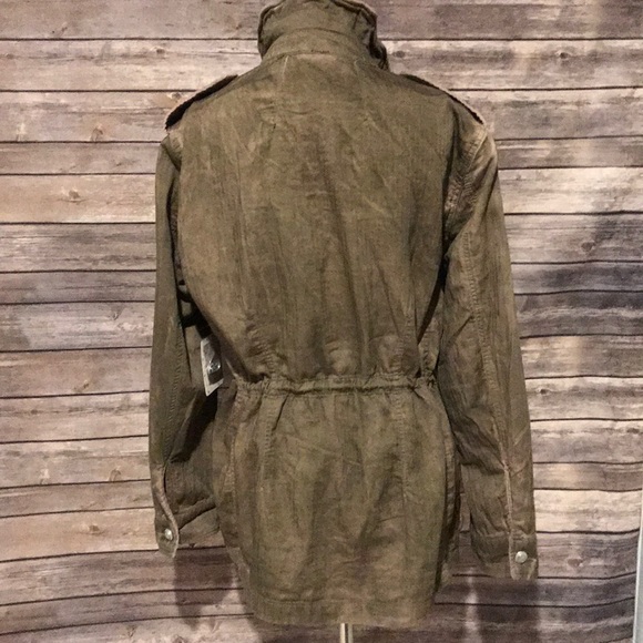 Free People Cotton Twill Military Jacket Small - Picture 2 of 7